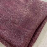 Πασμίνα με ασημί κλωστή – Μπορντώ