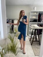 Alma midi denim φόρεμα