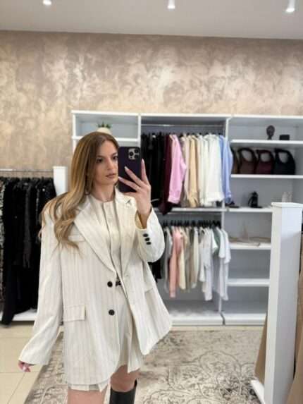 Billian oversized blazer - Mπεζ