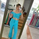 Caitlin Σετ Παντελόνα / Top - Σιέλ