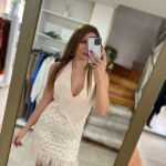 Crystal dress mini - Μπεζ / εκρού