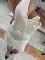 Crystal dress mini - Μπεζ / εκρού - Image 3