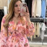 Daren Φλοράλ Φόρεμα- Ρόζ