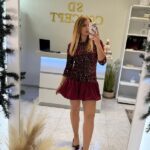 Pilar mixi φόρεμα - Μπορντό