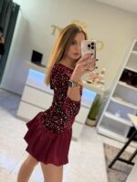 Pilar mixi φόρεμα - Μπορντό - Image 3