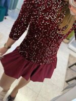 Pilar mixi φόρεμα - Μπορντό - Image 2