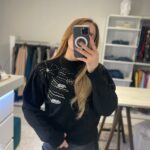 So soft πλεκτή μπλούζα - Μαύρο