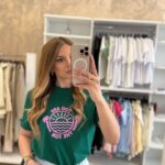 Sun βαμβακερό T-shirt - Κυπαρισσί