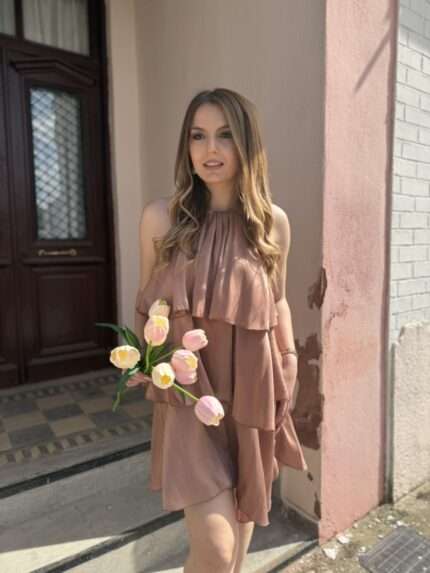 Alice Mini Φόρεμα - Bronze