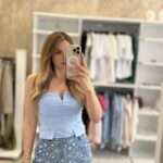 Merin Κιπούρ Shorts - Σιέλ