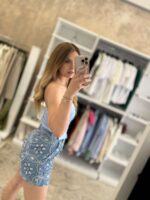 Kelsi Strapless Bustier - Γαλάζιο - Image 3