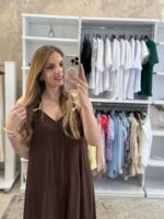 Sunny Maxi Φόρεμα - Καφέ - Image 4