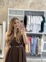 Sunny Maxi Φόρεμα - Καφέ