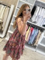 Feya Mini Φόρεμα - Βυσσινί - Image 4