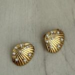 Coral Σκουλαρίκια - Χρυσά