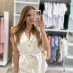 Louna Σετ Λινό με ζώνη - Μπεζ