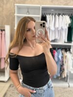 Censa Κορμάκι με cut out - Μαύρο