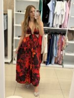 Narin Maxi Φόρεμα - Κόκκινο - Image 2