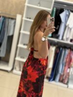 Narin Maxi Φόρεμα - Κόκκινο - Image 4