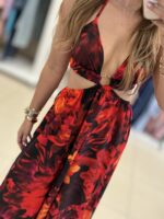 Narin Maxi Φόρεμα - Κόκκινο - Image 3