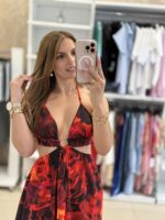 Narin Maxi Φόρεμα - Κόκκινο