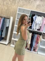 Ios Σετ με Γιλέκο/ Σορτς - Χακί - Image 4