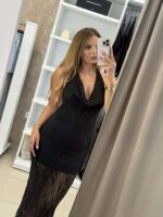 Gabi midi φόρεμα - Μαύρο