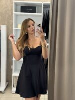 Everly mini κλος φόρεμα - Μαύρο