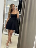 Everly mini κλος φόρεμα - Μαύρο - Image 2