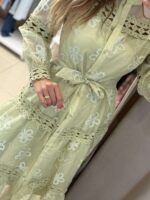 Iraida midi φόρεμα - Lime - Image 3