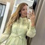 Iraida midi φόρεμα - Lime