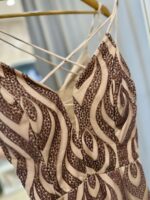 Emerald maxi glitter dress - Bronze - Image 2