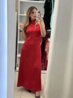 Emer maxi φόρεμα - Κόκκινο