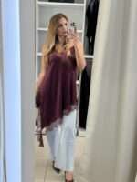 Camen lingerie φόρεμα - Μπορντό - Image 2