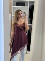 Camen lingerie φόρεμα - Μπορντό