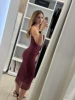 Dora glam midi φόρεμα - Μπορντό - Image 2