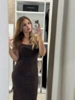 Dora glam midi φόρεμα - Καφέ - Image 3