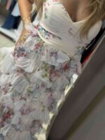 Annita maxi φόρεμα τούλι - Μπεζ - Image 2