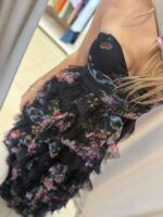 Annita maxi φόρεμα τούλι - Μαύρο - Image 2