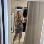 Estell midi φόρεμα animal print - Μαύρο