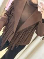 Sofiel crop παλτό - Καφέ - Image 2