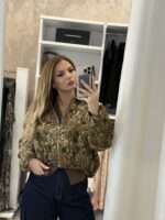 Michael bomber jacket - Καφέ - Image 4