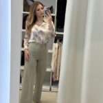 Zenev wide leg ψηλομεσο παντελόνι - Χακί