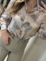 Mia πουκάμισο εμπριμέ - Γκρι - Image 2