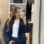 Cigar suede jacket - Μπλε