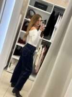 Rose balloon barrel jeans -Μπλε - Image 2