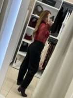 Rose balloon barrel jeans -Μαύρο - Image 2