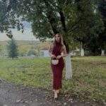 Evilian midi φόρεμα - Μπορντό