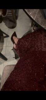 Evilian midi φόρεμα - Μπορντό - Image 2