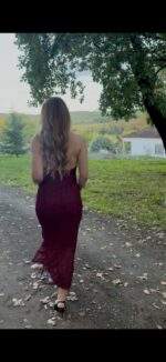 Evilian midi φόρεμα - Μπορντό - Image 3